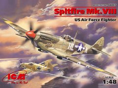 1/48 Spitfire Mk.VIII Fighter Aircraft WW2 USAF ICM 48065