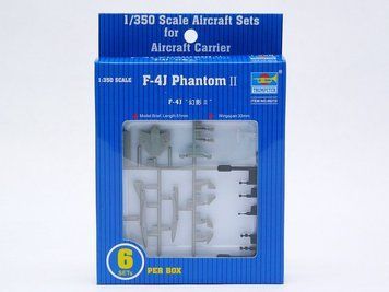 Scale model 1:350 aircraft F4J Phantom Trumpeter 06219