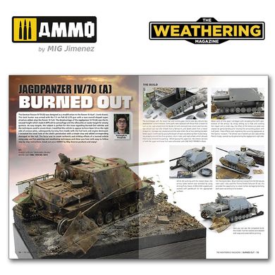 Magazine "Weathering issue 33 Burnt" (Russian language) Ammo Mig 4782