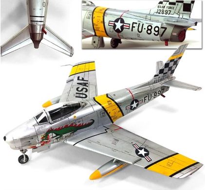 Assembled model 1/72 aircraft F-86F "Korean War" Academy 12546