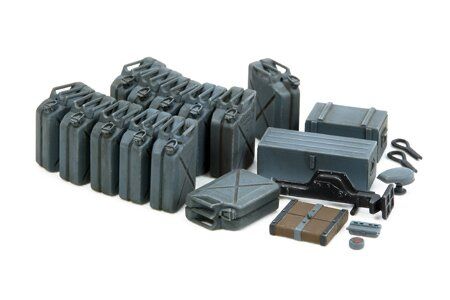 Assembled model 1/35 Jerry Can Set (Early) Tamiya 35315