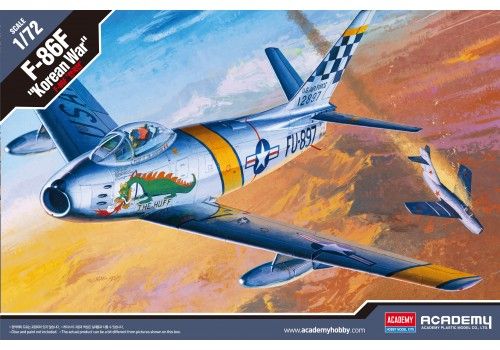 Збірна модель 1/72 літак F-86F "Korean War" Academy 12546