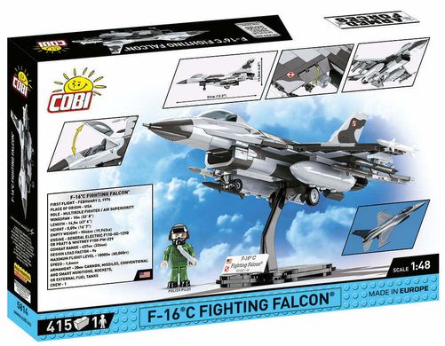 Учебный конструктор штурмовой истребитель F-16C Fighting Falcon POLAND СОВI 5814