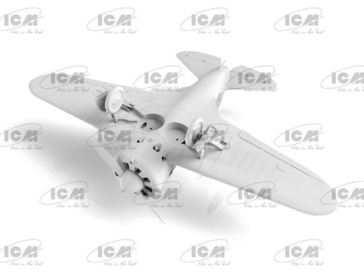 Збірна модель 1/32 літак І-16 тип 10 з китайськими пілотами ICM 32008