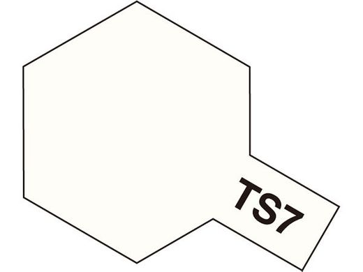 Аэрозольная краска TS7 Гоночная белая (Racing White) Tamiya-85007