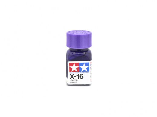 Эмалевый лак X16 Фиолетовый глянцевый (Purple gloss) Tamiya 80016
