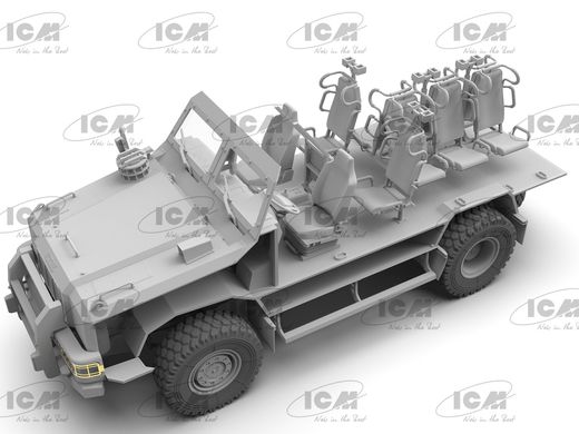 Сборная модель 1/35 Украинский бронеавтомобиль Национальной гвардии Украины 'Козак-001' ICM 35015