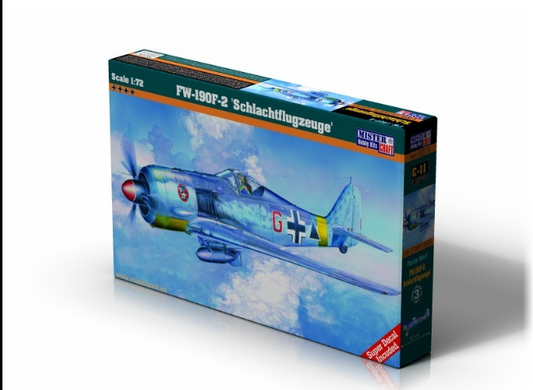 Сборная модель 1/72 самолет Fw-190F-2 Schlachtflugzeuge MisterCraft C-11