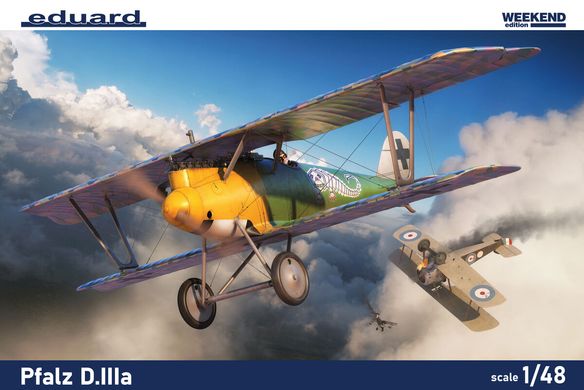 Збірна модель 1/48 Гвинтовий літак Pfalz D.IIIa Weekend edition Eduard 8414