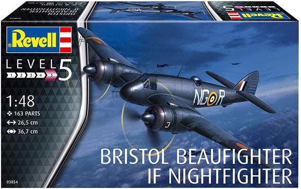 Збірна модель Літака Bristol Beaufighter Mk.IF Nightfighter Revell 03854 1:48