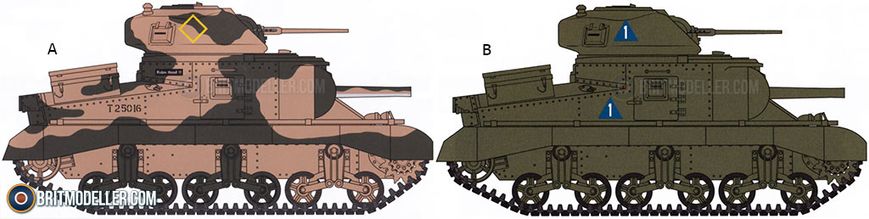 Збірна модель 1/35 танка M3 Grant Airfix A1370