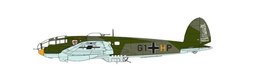 Сборная модель 1/72 быстрый бомбардировщик Heinkel He111 P-2 Airfix A06014