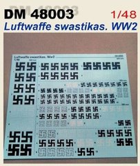 Декаль 1/48 для літаків Luftwaffe Друга світова війна DАN Models 48003, В наявності