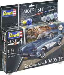 Стартовий набір для моделізму автомобіля Model Set '58 Corvette Roadster Revell 67037 1:25