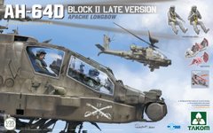 Збірна модель 1/35 вертоліт AH-64D Block II Остання версія включають 3D полімерні деталі та 2 фігурк