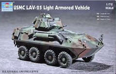 Сборная модель 1/72 танк USMC LAV-25 (8X8) Trumpeter 07268