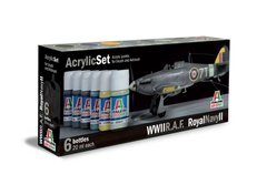 Set of acrylic paints Royal Navy II 6 pcs. Italeri 444AP