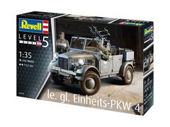 Сборная модель 1/35 военный автомобиль Einheits-PKW Kfz.4 Revell 03339