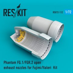 Scale Model Phantom FG.1 / FGR.2 Open Exhaust Nozzles for Fujimi / Italeri Kit (1/72), In stock