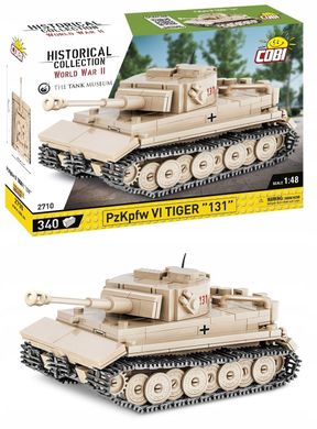Навчальний конструктор танк WW2 - Panzer VI Tiger 131 COBI 2710