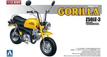 Збірна модель 1/12 мотоцикла Z50JZ-3 Honda Gorilla Special Parts Takegawa Aoshima 05871