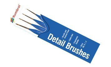 A set of brushes for details Detail Sable Brush Pack Humbrol AG4304
