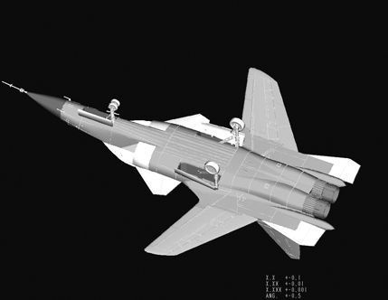 Сборная модель 1:72 самолет Sukhoi SU-47 Berkut Hobby Boss 80211