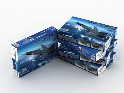 Сборная модель 1:72 самолет Sukhoi SU-47 Berkut Hobby Boss 80211