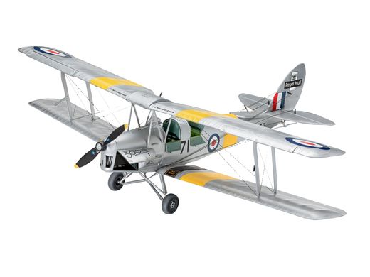Сборная модель 1/32 тренировочный самолет-биплан D.H. 82A Tiger Moth Revell 03827