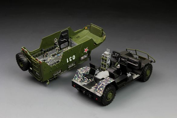 Збірна модель 1:35 бронеавтомобіль GAZ-233014 Sts Tiger Meng Model VS-003