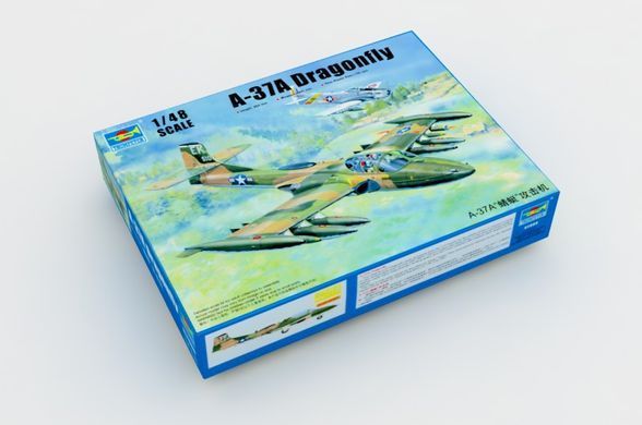 Збірна модель 1:48 літак A-37A Dragonfly Trumpeter 02888