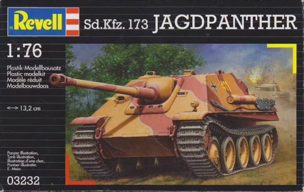 Сборная модель 1/76 танк Sd.Kfz. 173 Jagdpanther Revell 03232