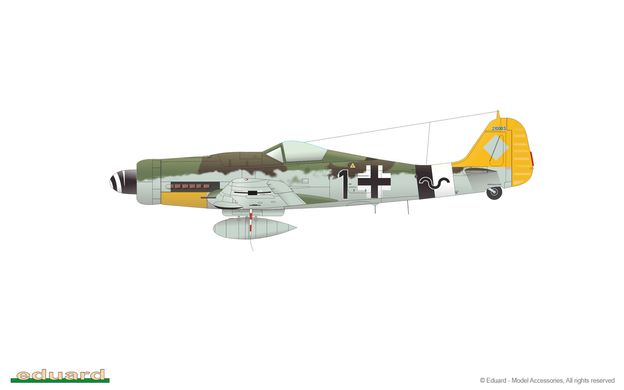 Сборная модель 1/48 винтовой самолет Fw 190D-9 Weekend edition Eduard 84102