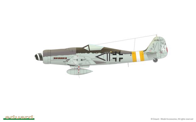 Збірна модель 1/48 гвинтовий літак Fw 190D-9 Weekend edition Eduard 84102