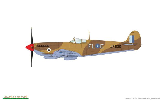 Сборная модель истребителя Spitfire HF Mk.VIII Profi Pack Eduard 70129