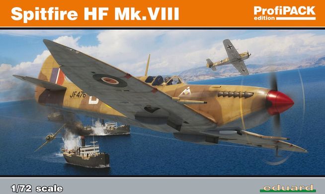 Збірна модель винищувача Spitfire HF Mk.VIII Profi Pack Eduard 70129