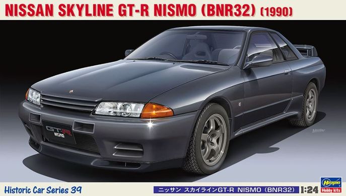Збірна модель 1/24 автомобіль Nissan Skyline GT-R NISMO BNR32 1990 Hasegawa 21139