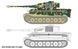 Assembled model 1/72 German tank Tiger I Airfix 02342