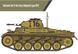 Assembled model 1/35 tank German Panzer II Ausf.F North Africa Academy 13535