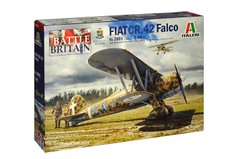 Збірна модель 1/48 літак Fiat CR.42 Falco - The Battle of Britain Italeri 2801