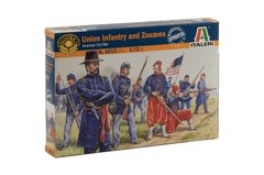 Фігури 1/72 союзна піхота та зуави Union Infantry and Zouaves Italeri 6012
