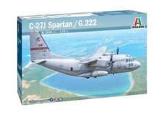 Збірна модель літака 1/72 C-27J Spartan/G.222 Italeri 1450