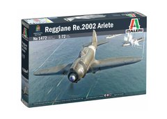 Збірна модель 1/72 винищувач-бомбардувальник Reggiane Re.2002 Ariete Italeri 1472