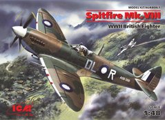 1/48 model aircraft Spitfire Mk.VIII, British WW2 fighter ICM 48067