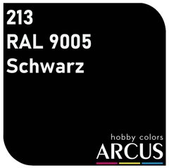Эмалевая краска Black (черный) ARCUS 213