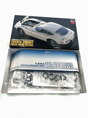 Збірна модель 1/24 Toyota 2000Gt металеві деталі двигуна Metal Engine Details Hasegawa CH47 51047