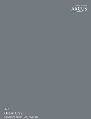 Акриловая краска Ocean Grey ARCUS A377