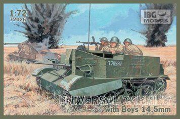 Assembly model 1:72 Universal Carrier I Mk.I with Boys AT Rifle IBG 72026