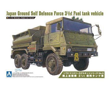 1:72 Scale Model Kit: JGSDF 3 1/2T Fuel Tank Vehicle (Aoshima 00795)