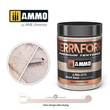 Паста для імітації пляжного піску TERRAFORM Beach Sand Ammo Mig 2173